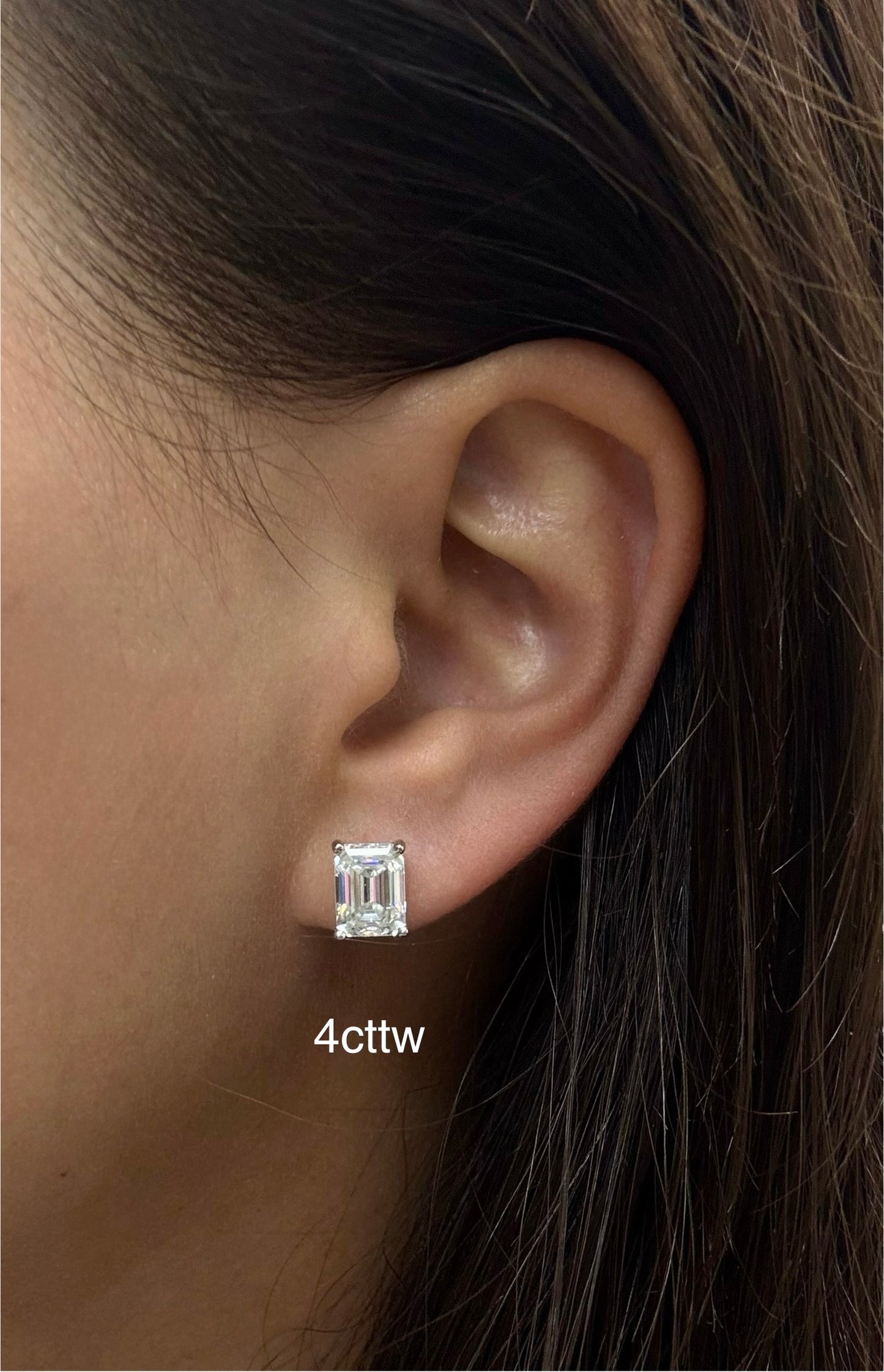 Emerald Stud Earrings
