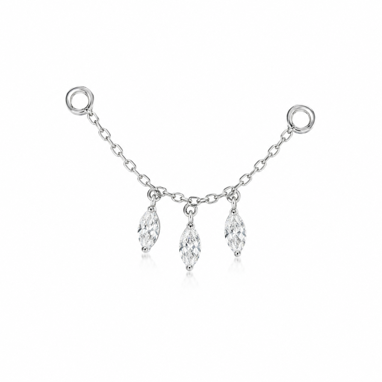 Chain Ear Jacket for Earrings