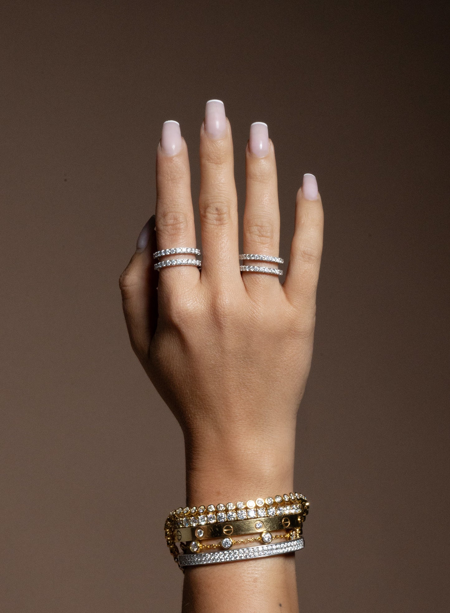 Double Row Band Ring