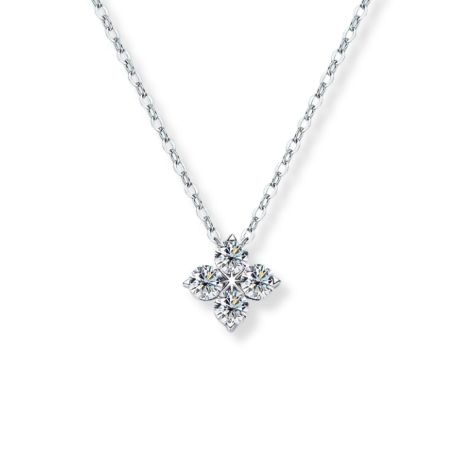 0.4CT Clover Necklace
