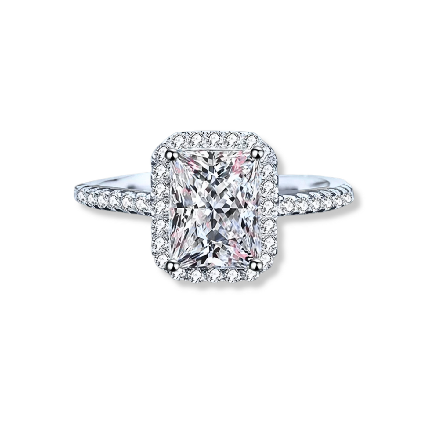 2 Carat Radiant Cut Ring