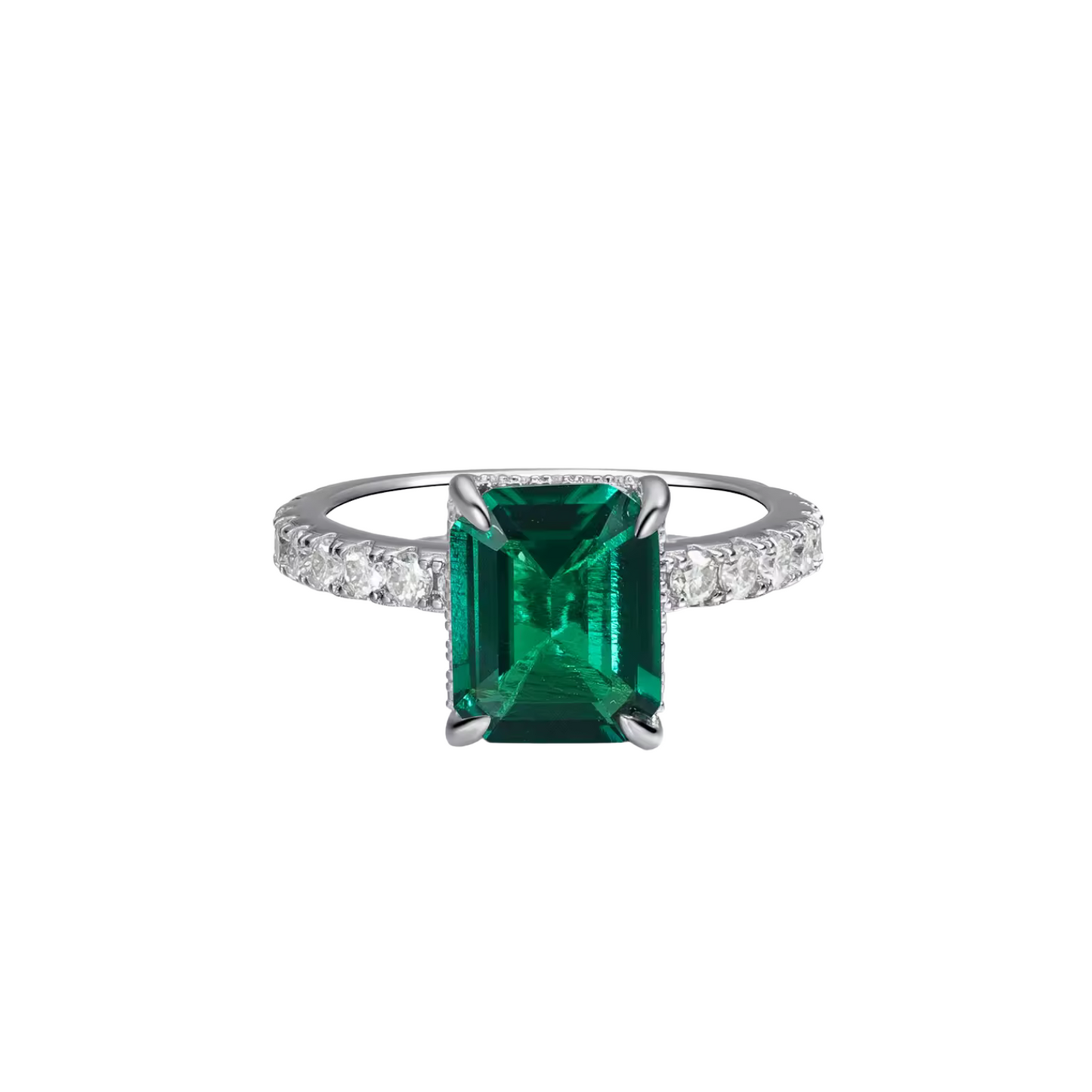 4CT Emerald Ring