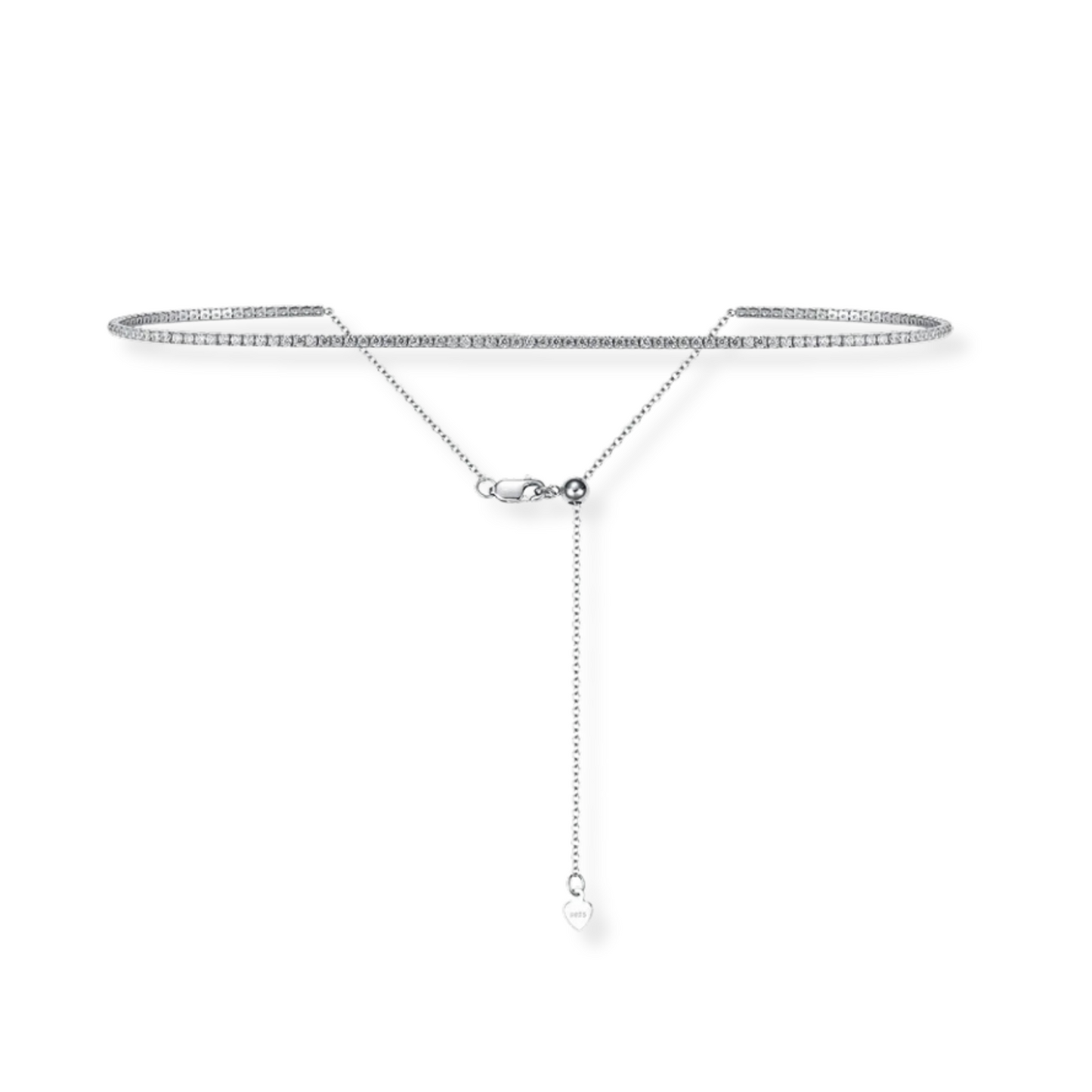 Adjustable Tennis Choker Necklace