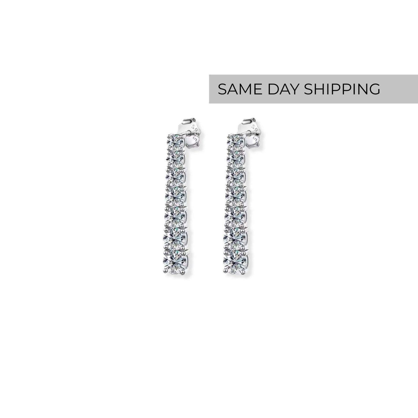 3cttw Drop Earrings