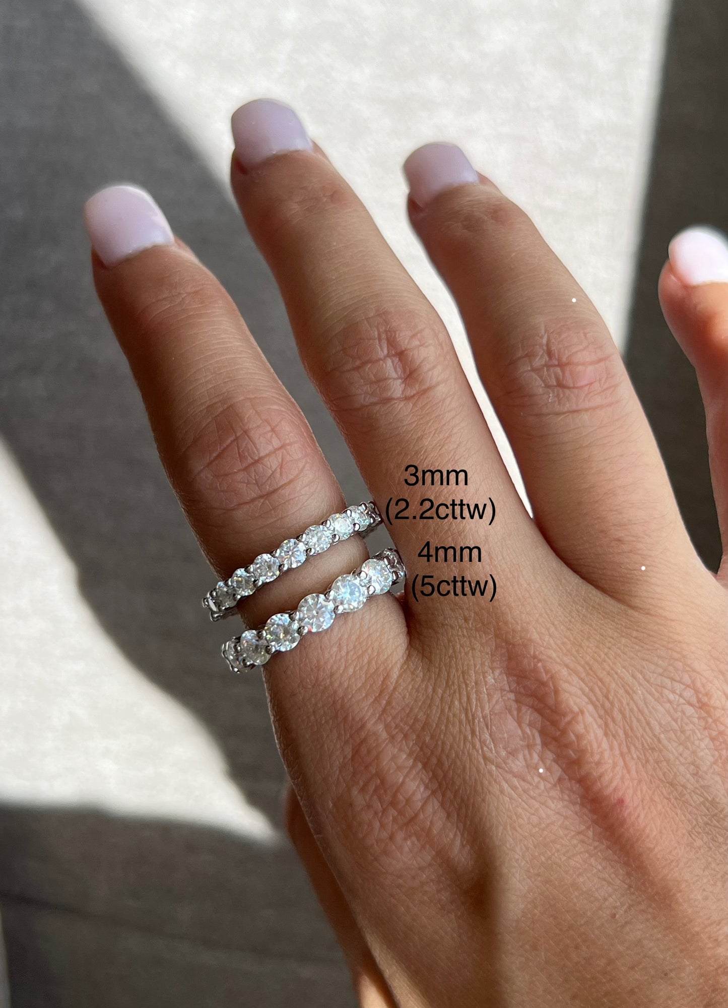 5CT Eternity Band Ring