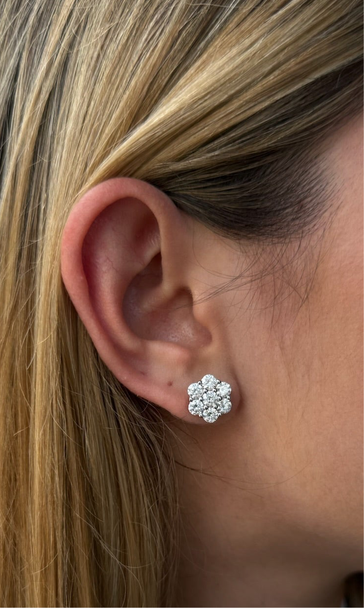 Flower Stud Earrings
