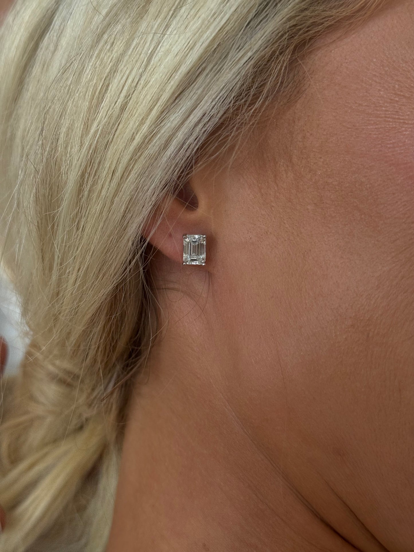 Emerald Stud Earrings