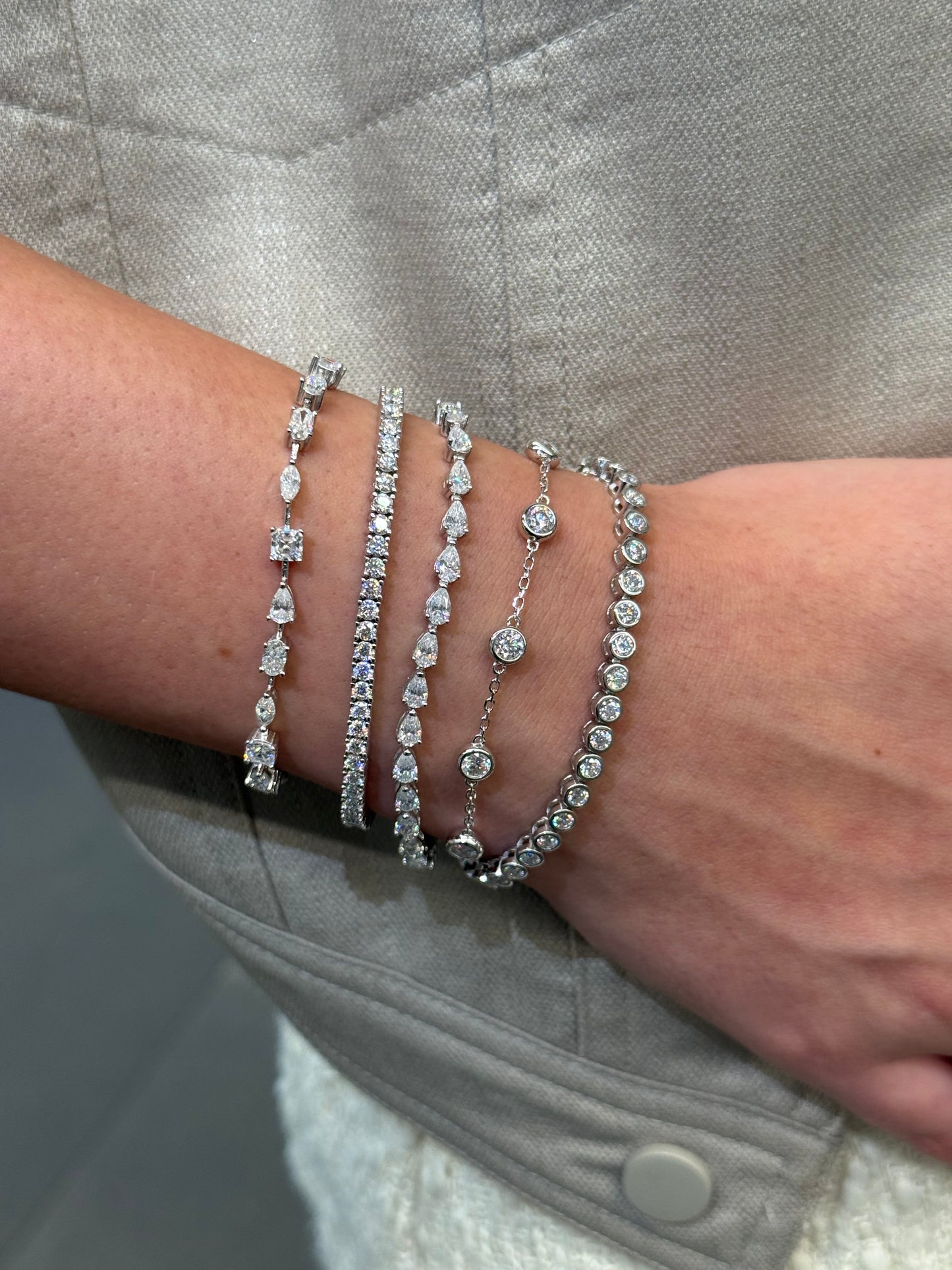 Multi-Cut Tennis Bracelet