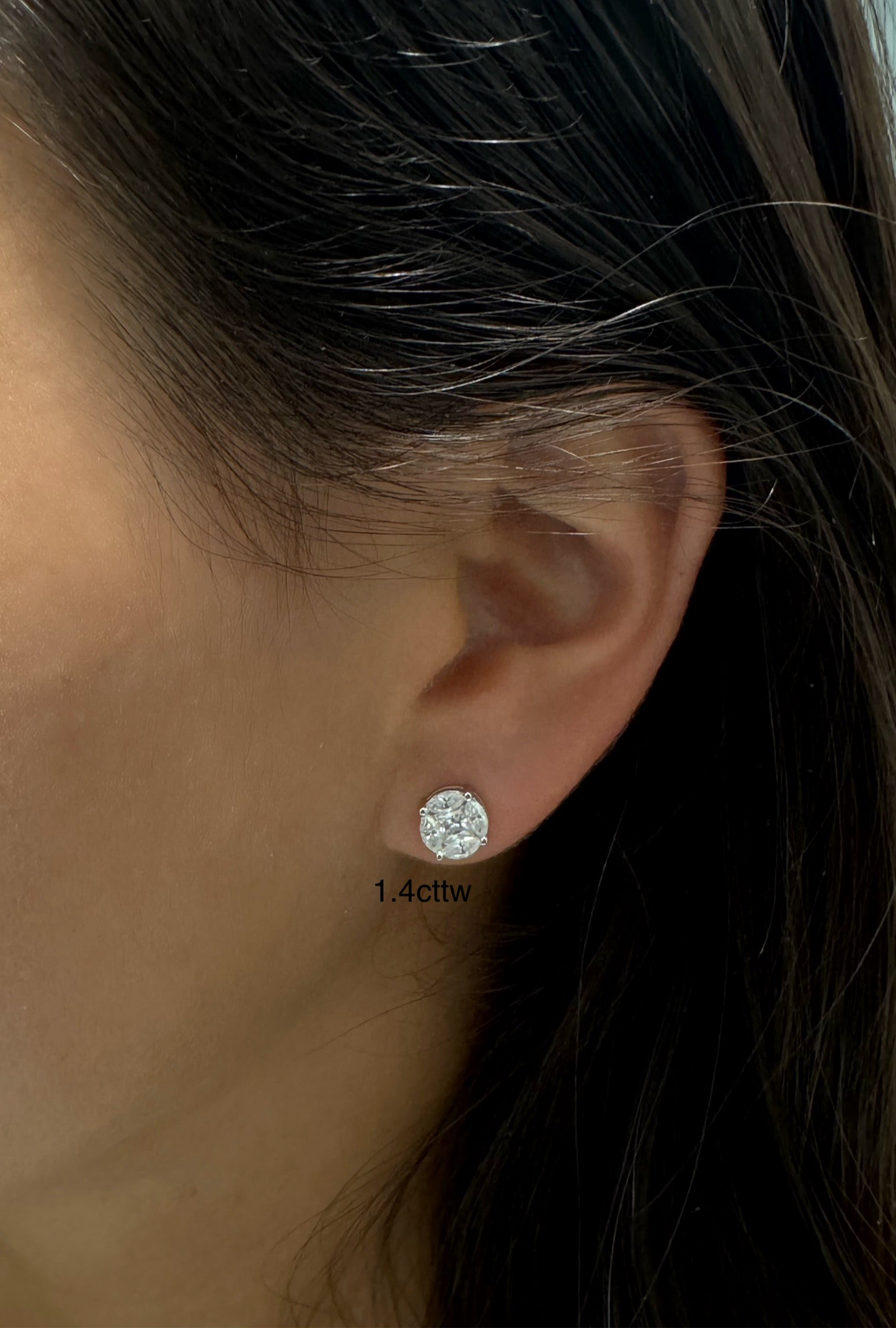 Marquise Cluster Stud Earrings