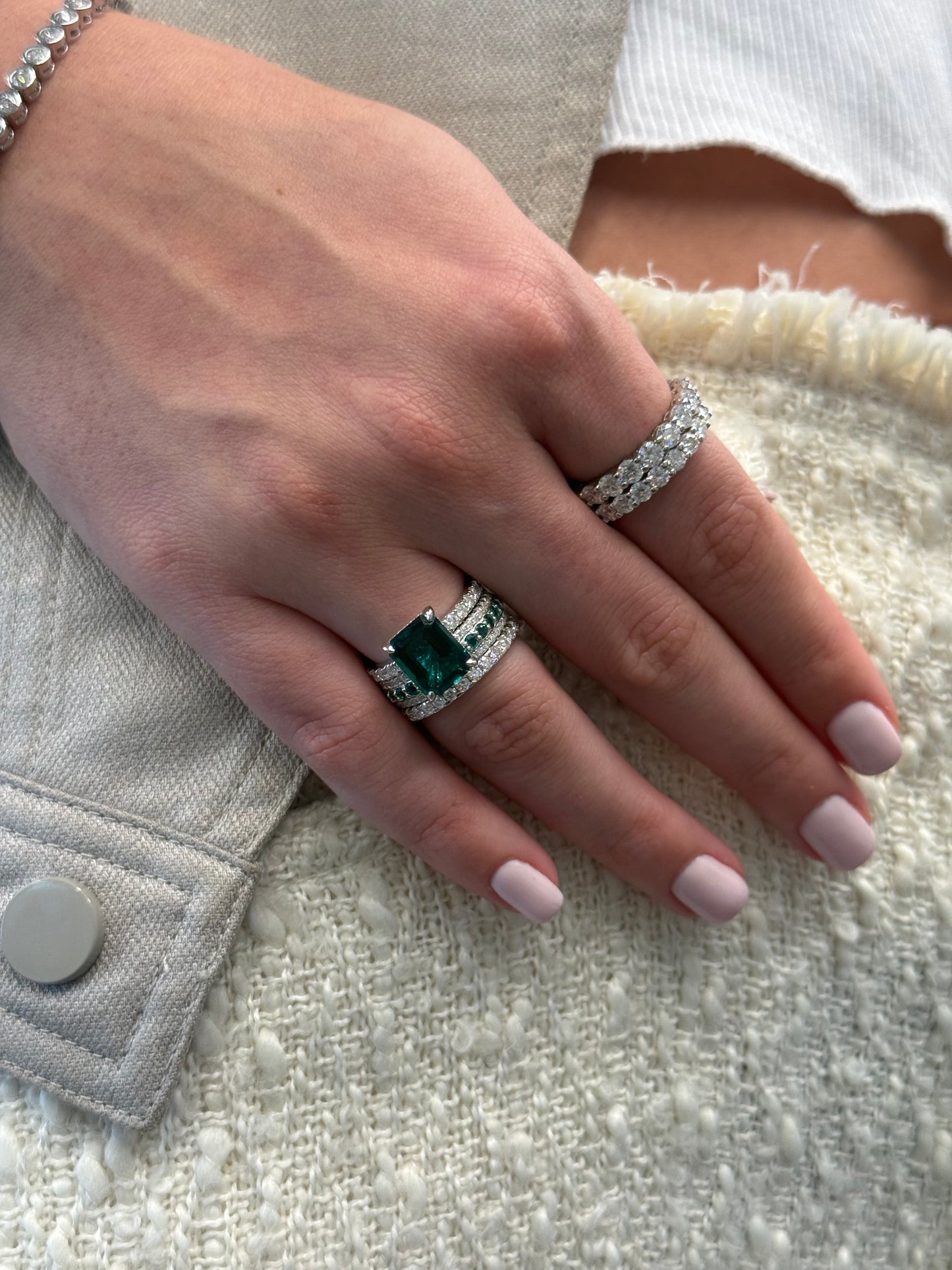 4CT Emerald Ring