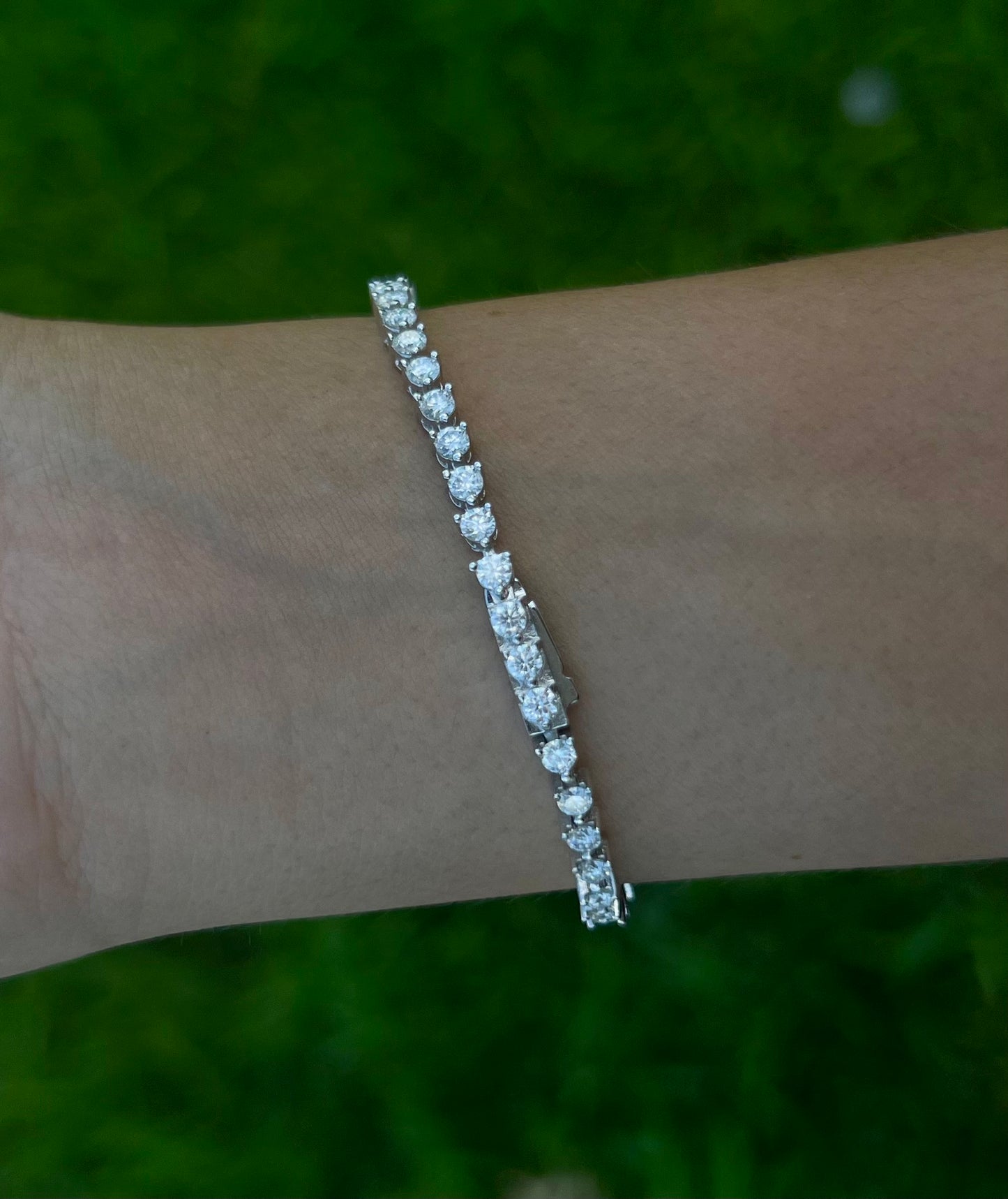 Three Prong Tennis Bracelet