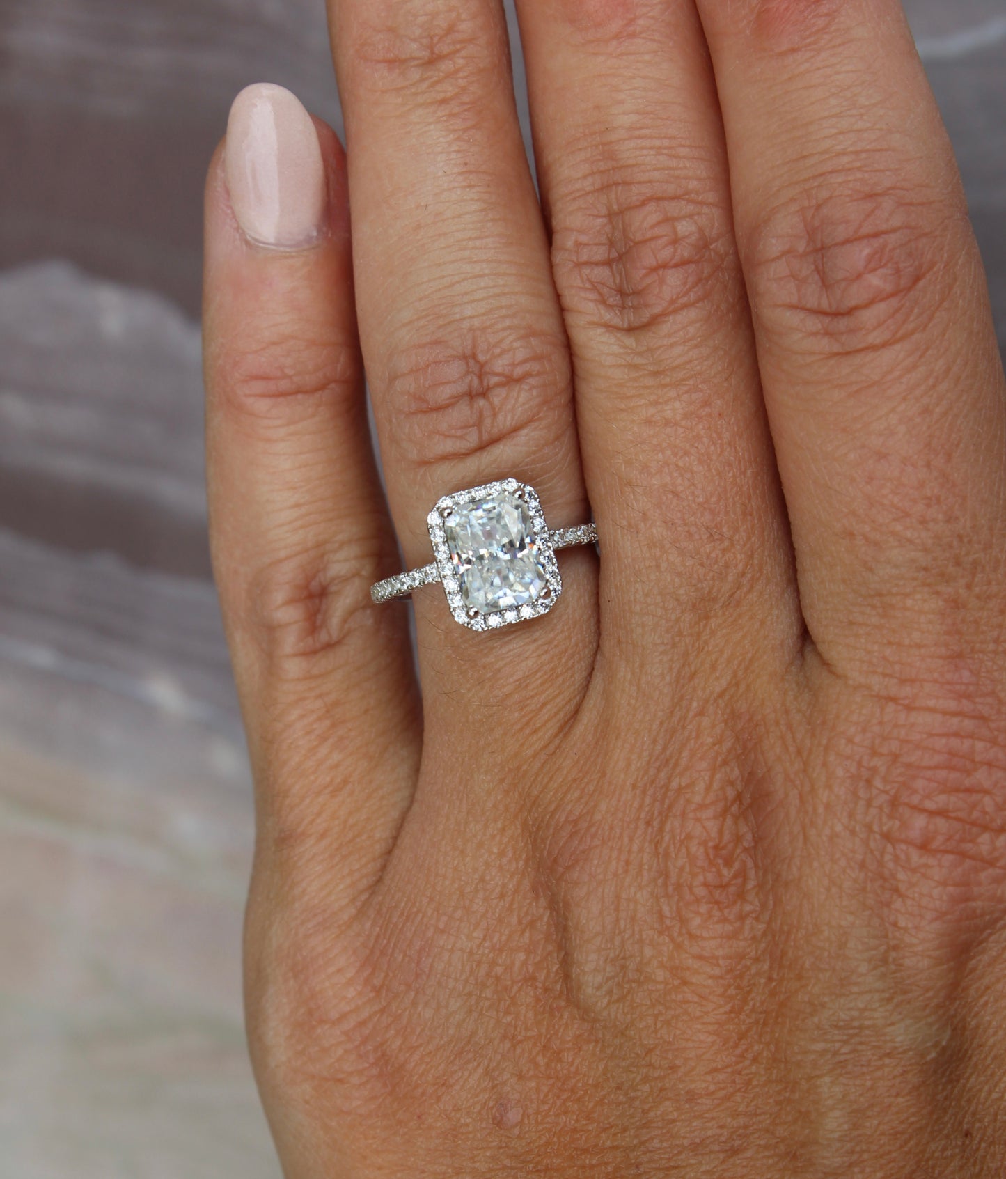 2 Carat Radiant Cut Ring