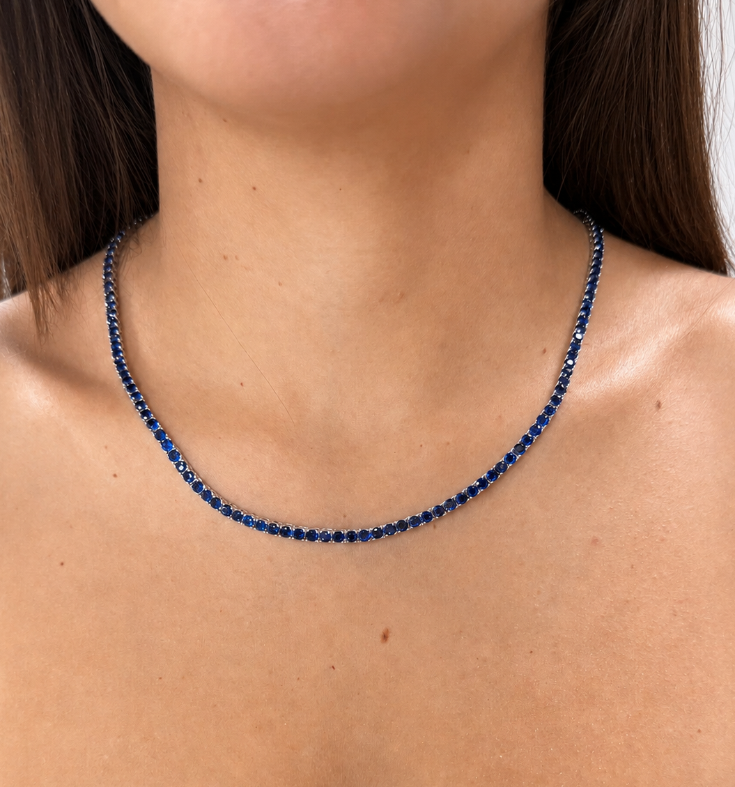 Color Tennis Necklace
