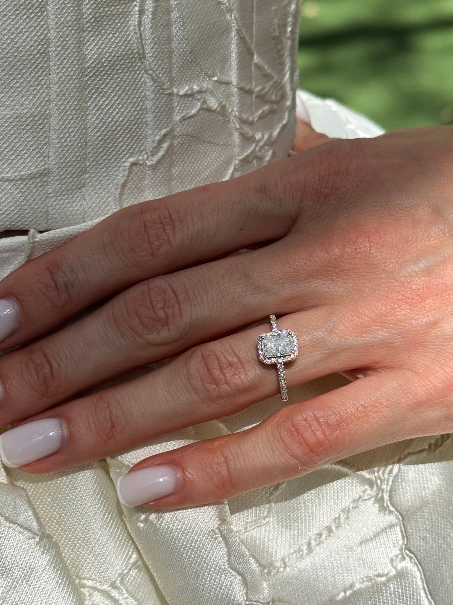 2 Carat Radiant Cut Ring
