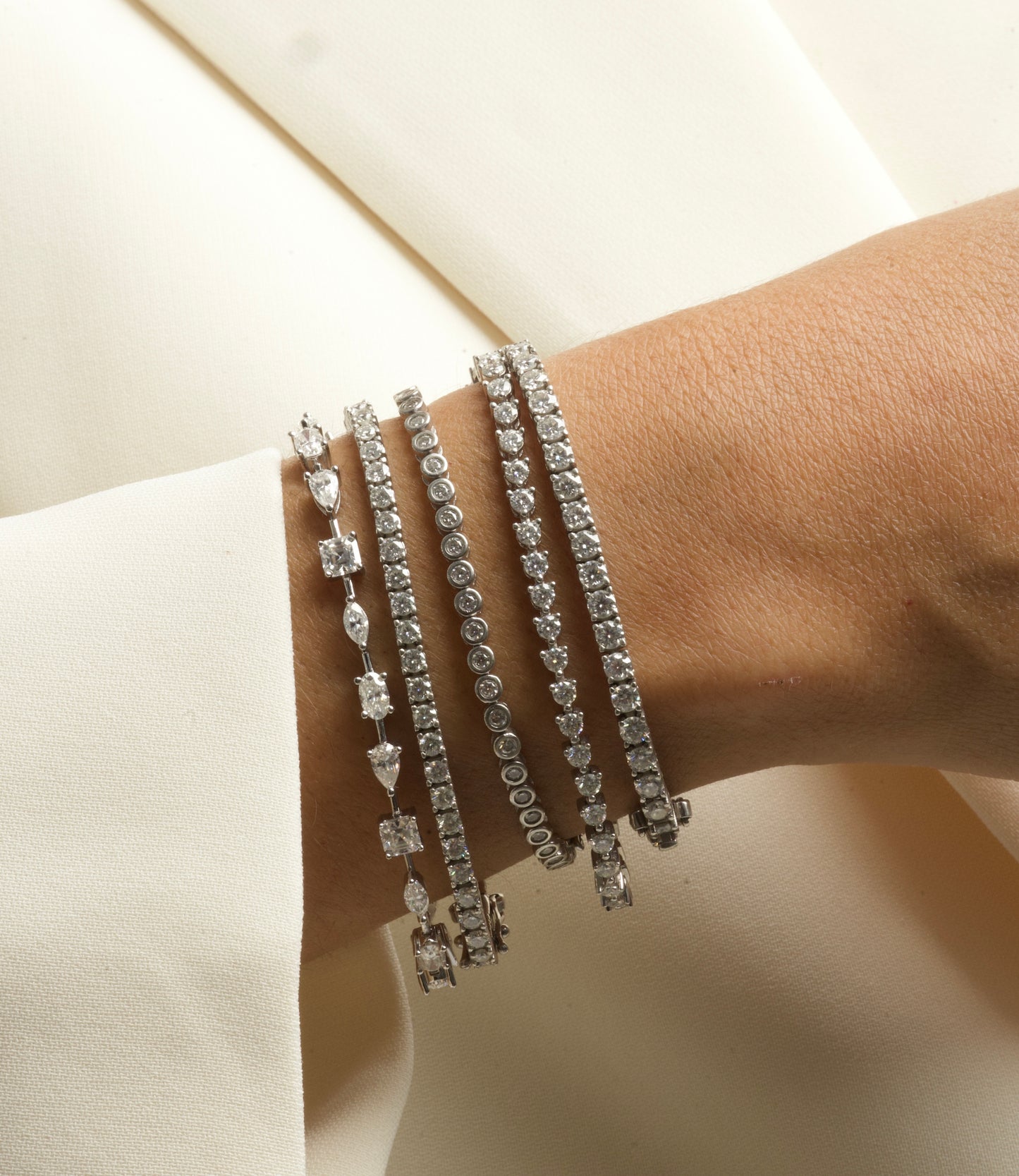Multi-Cut Tennis Bracelet