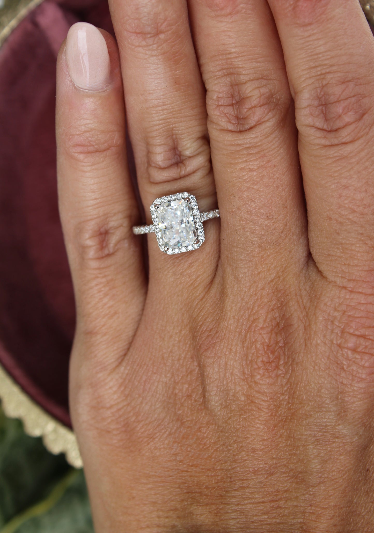 2 Carat Radiant Cut Ring