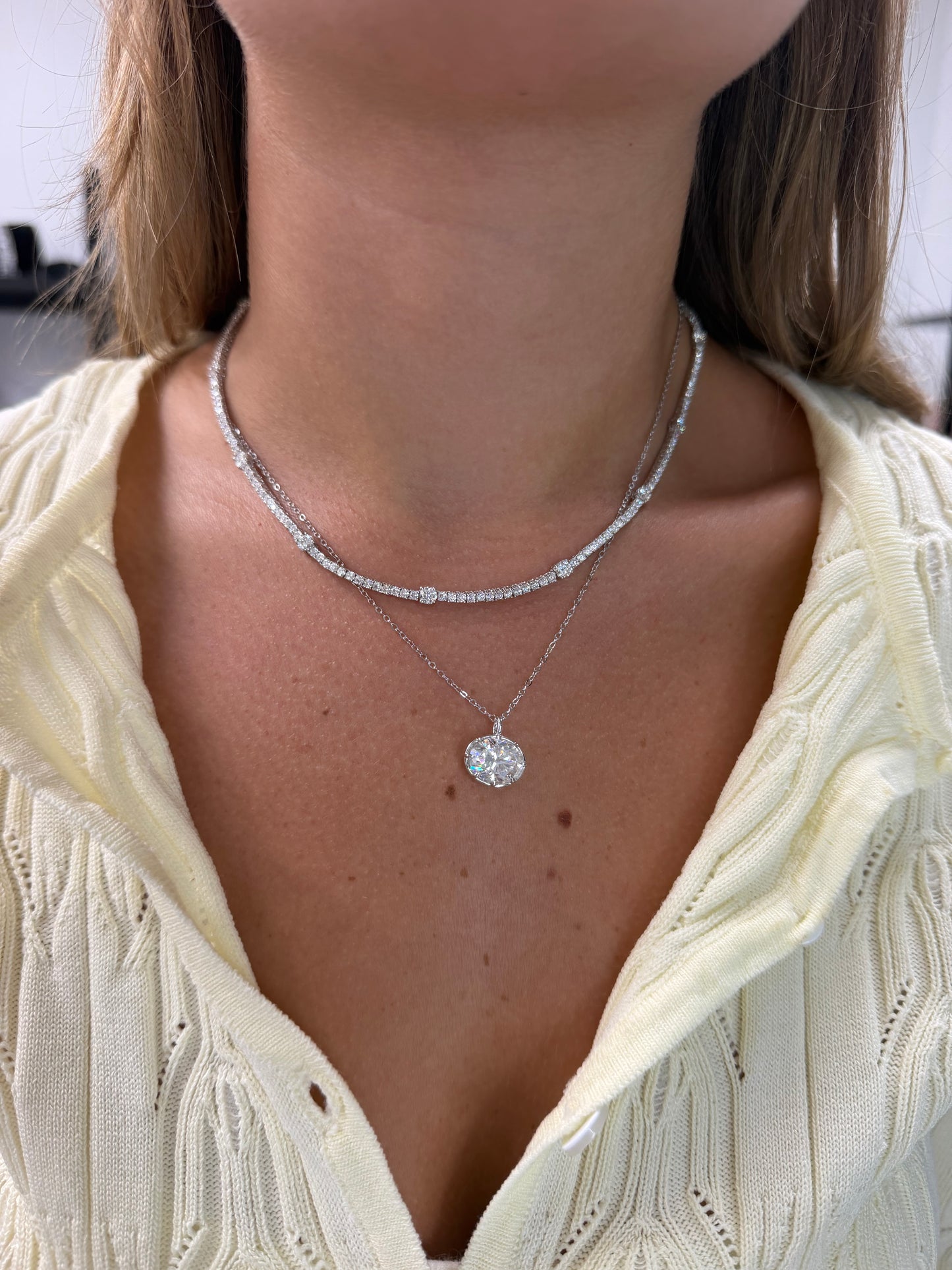 Starlight Tennis Necklace