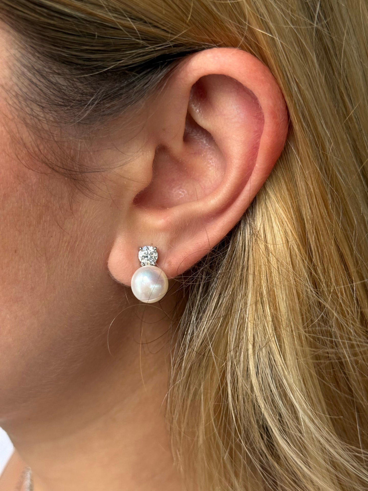Pearl Stud Earrings