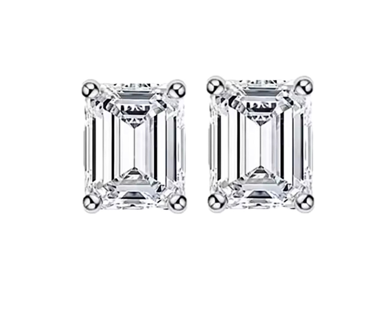 Emerald Stud Earrings