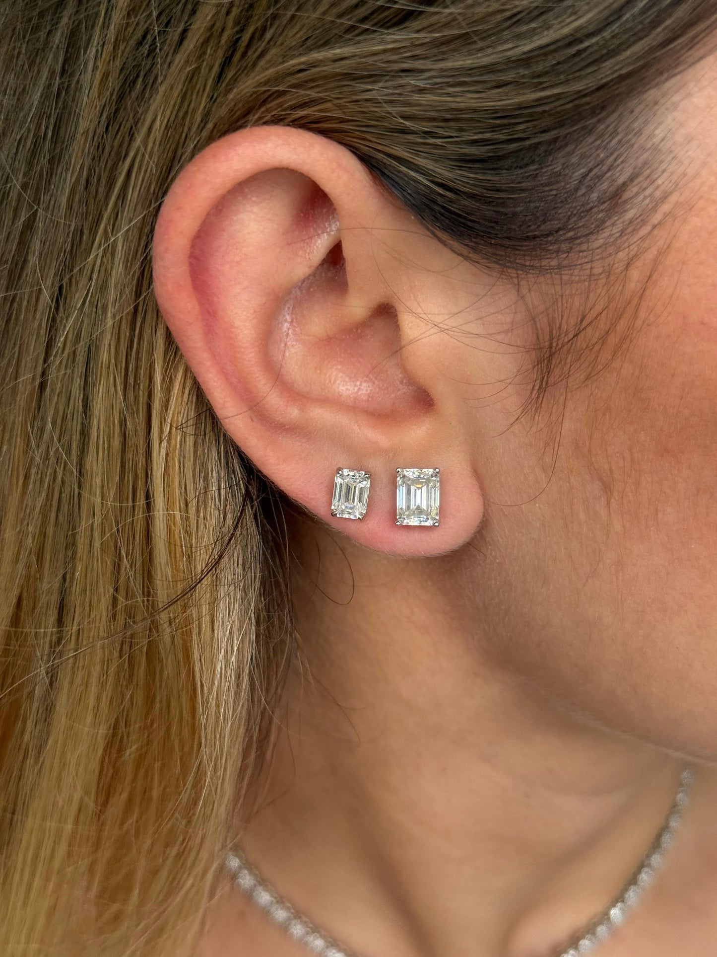Emerald Stud Earrings