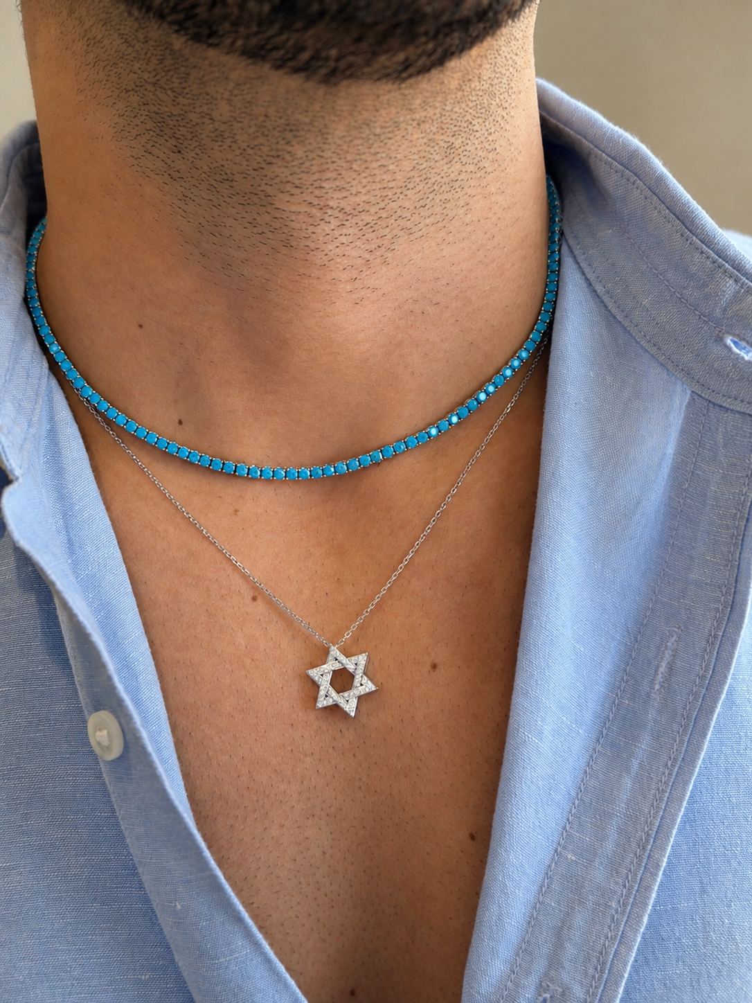 Turquoise Tennis Necklaces