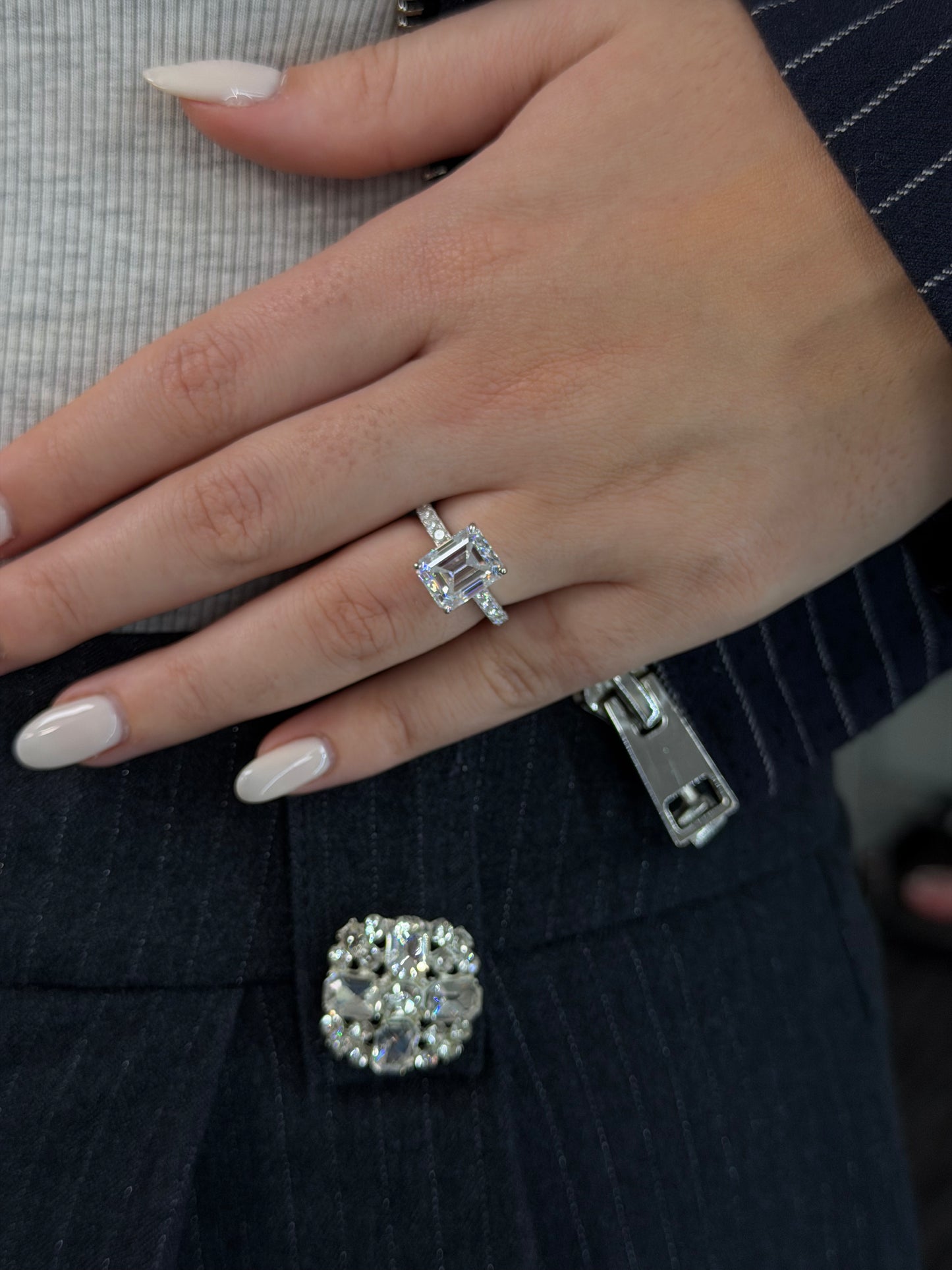 4ct emerald cut ring