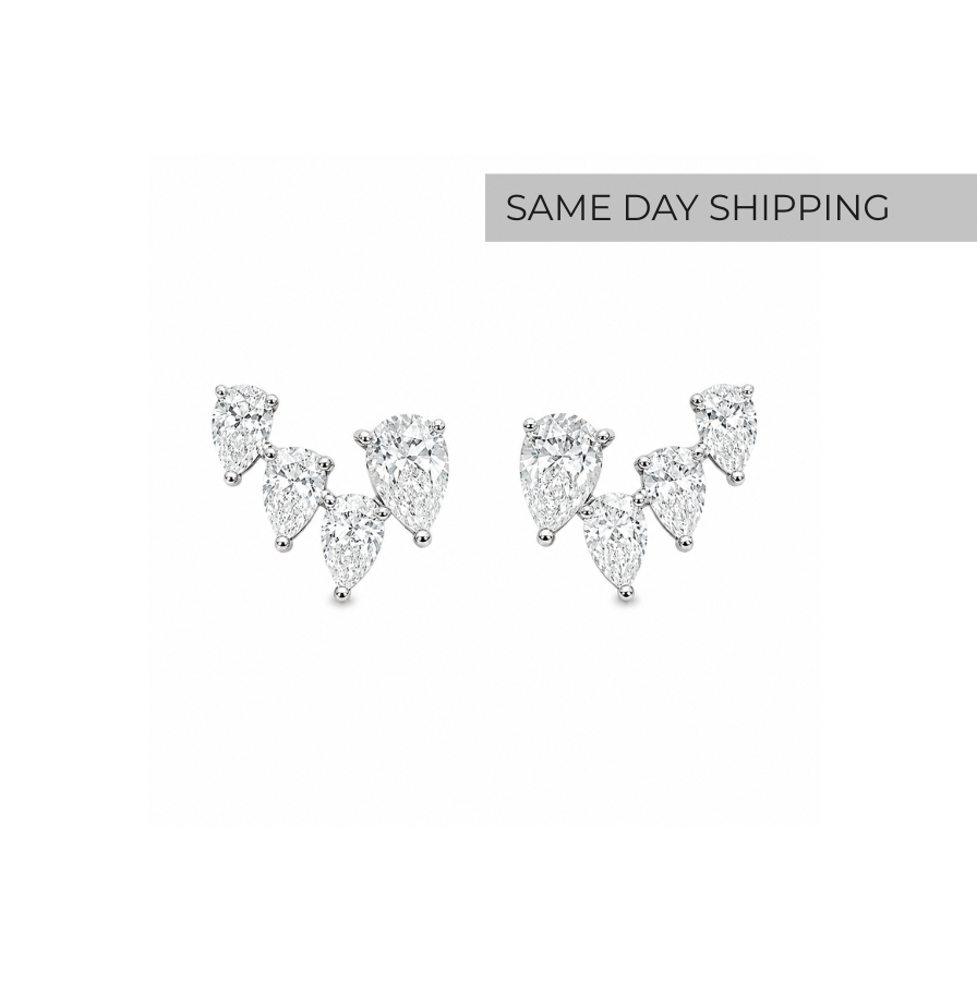 Pear Cascade Earrings