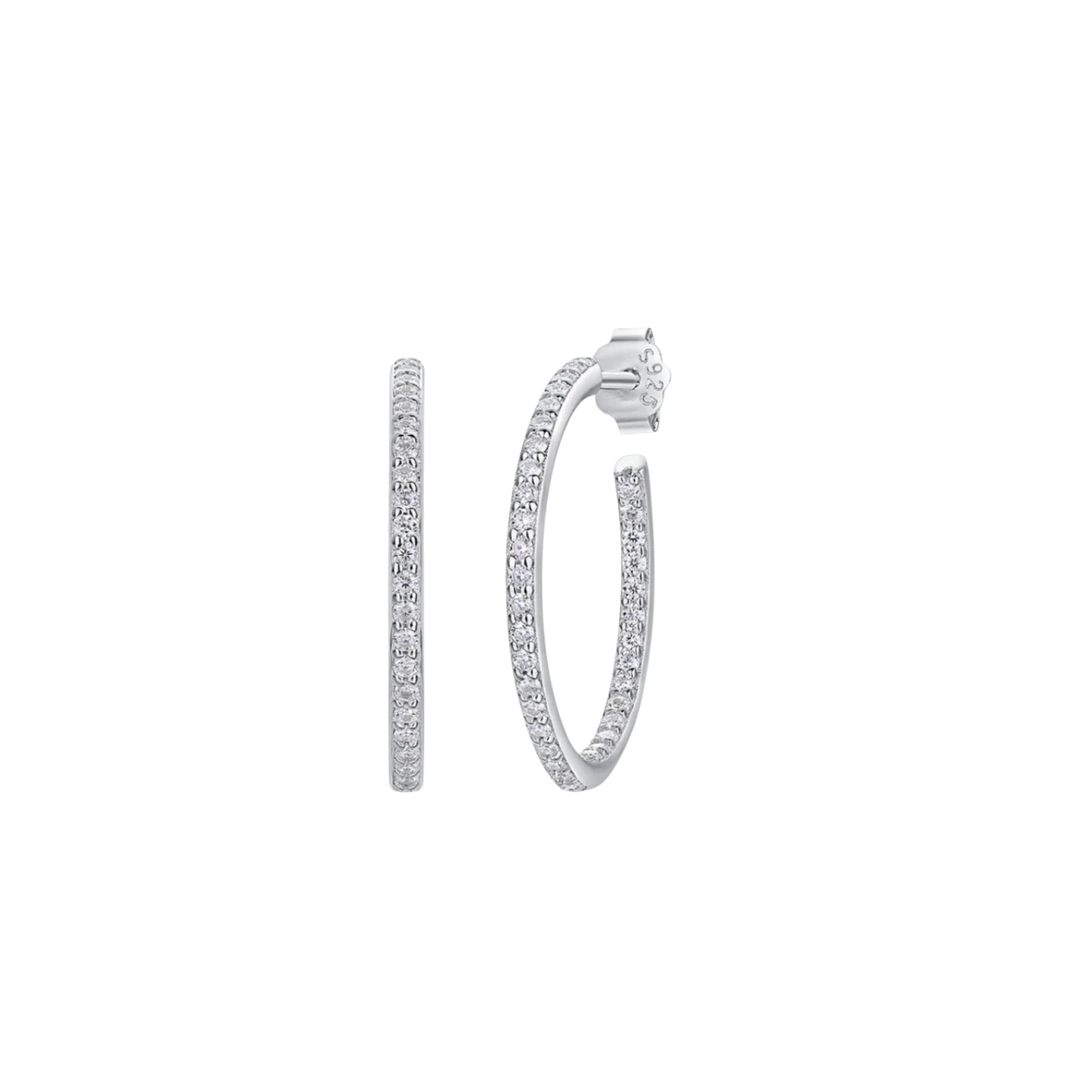 Inside Out Hoop Earrings