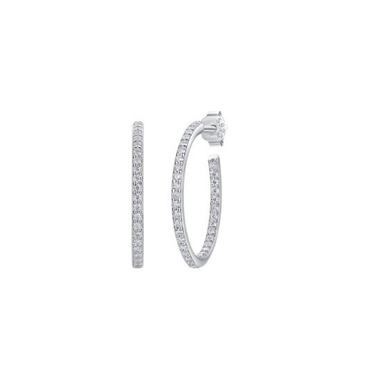 Inside Out Hoop Earrings