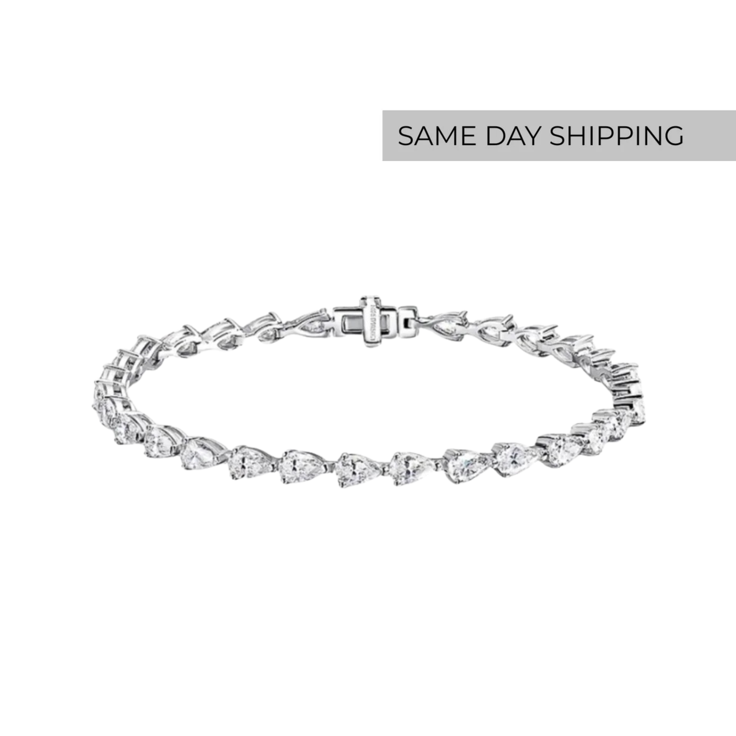 Pear Cut Tennis Bracelet