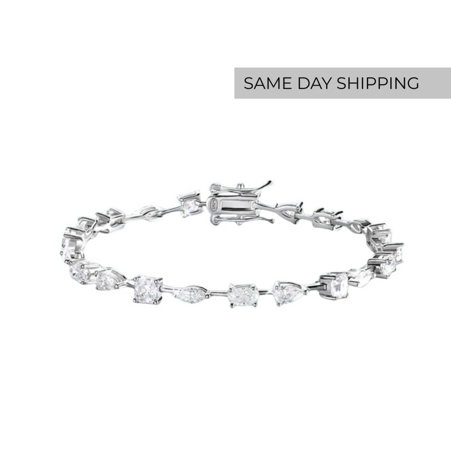 Multi-Cut Tennis Bracelet