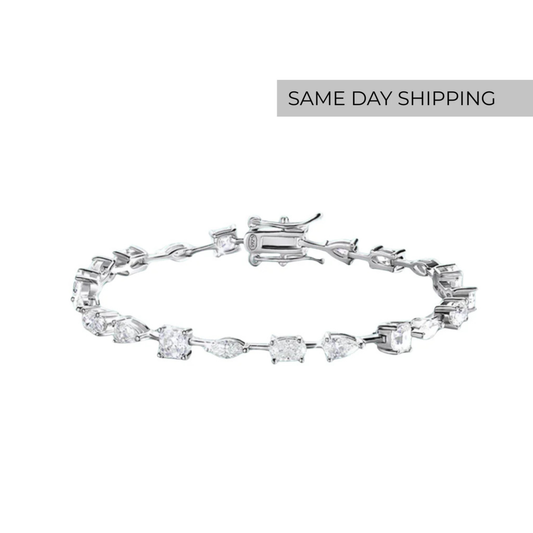 Multi-Cut Tennis Bracelet