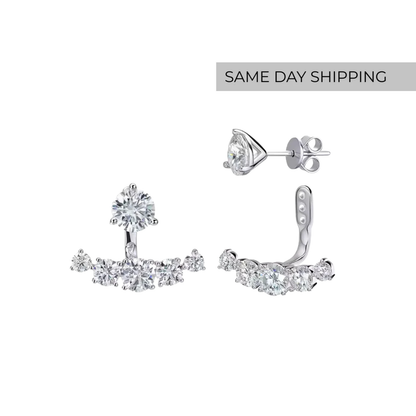 4.6cttw Convertible Stud Earrings