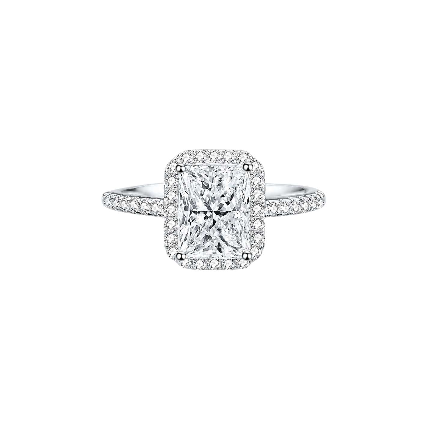 2 Carat Radiant Cut Ring