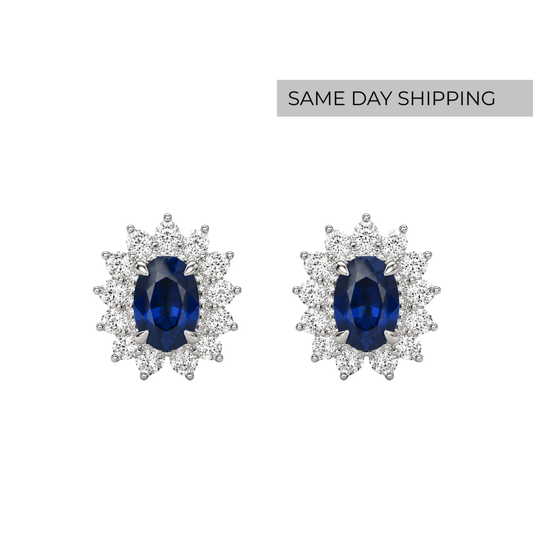Sapphire Mirage earrings