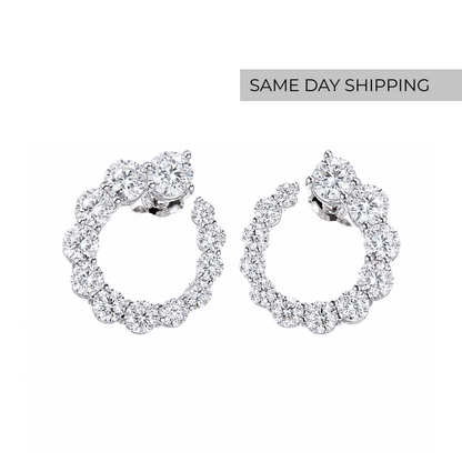 Radiant Halo Earrings
