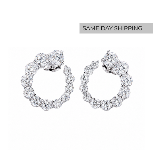 Radiant Halo Earrings