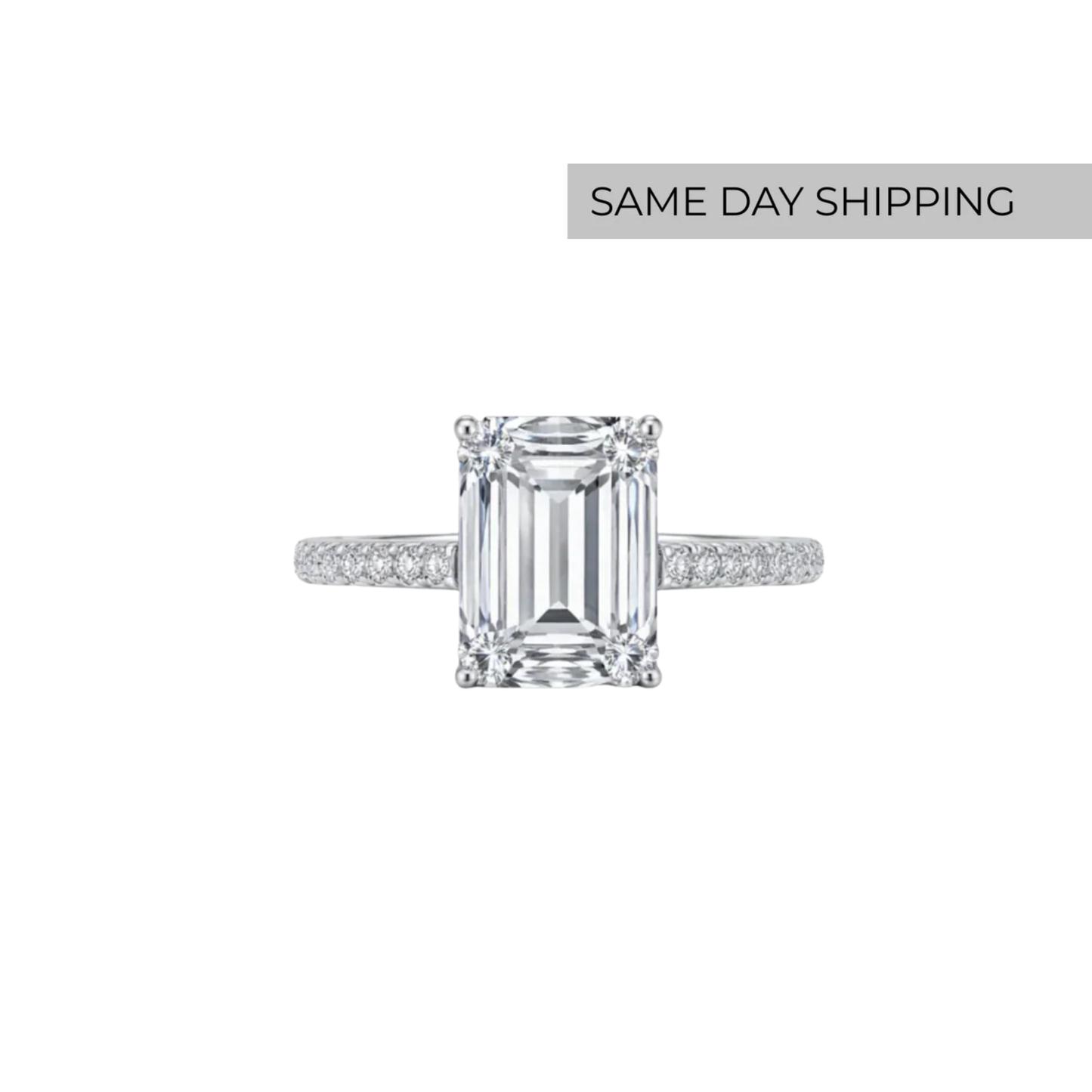 4ct emerald cut ring