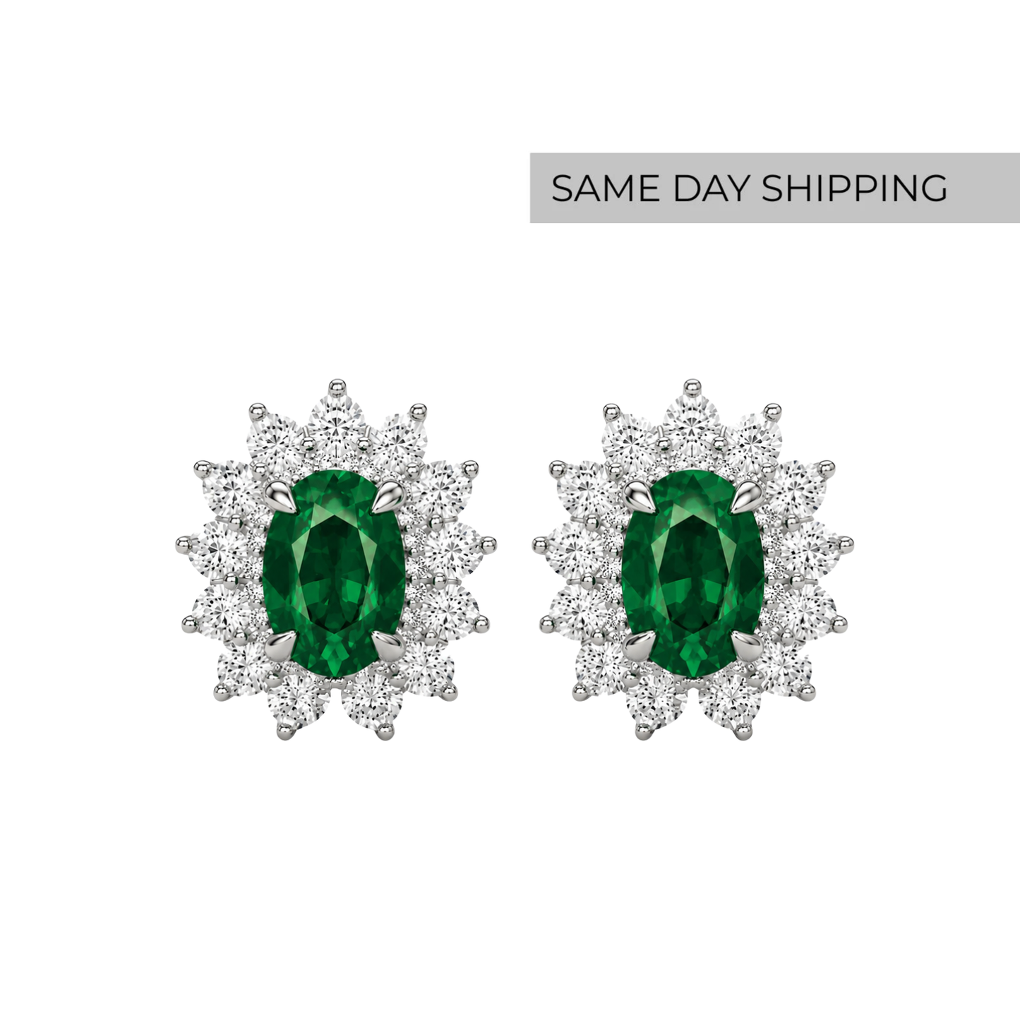 Emerald Mirage earrings