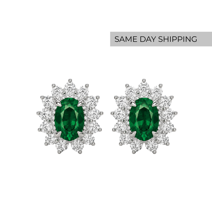 Emerald Mirage earrings