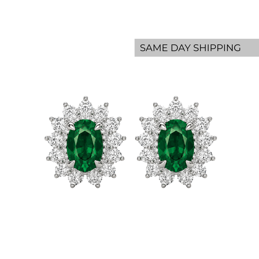 Emerald Mirage earrings