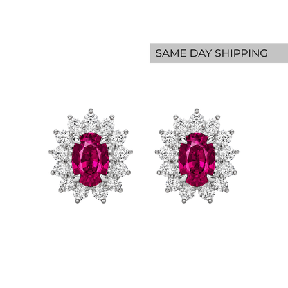 Ruby Mirage earrings