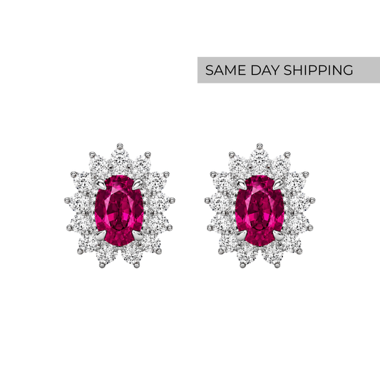 Ruby Mirage earrings