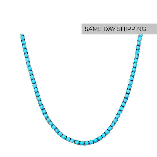 Turquoise Tennis Necklaces
