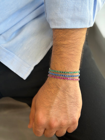 3mm Color Tennis Bracelet