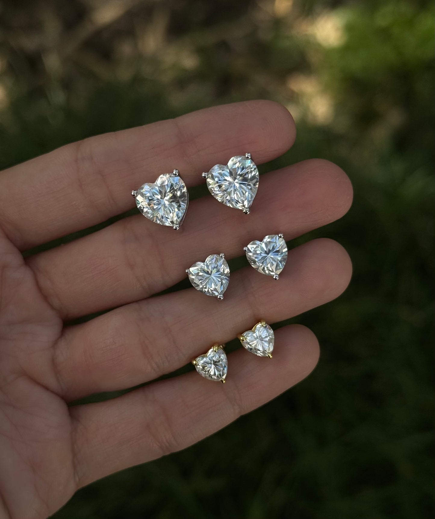 Heart Stud Earrings