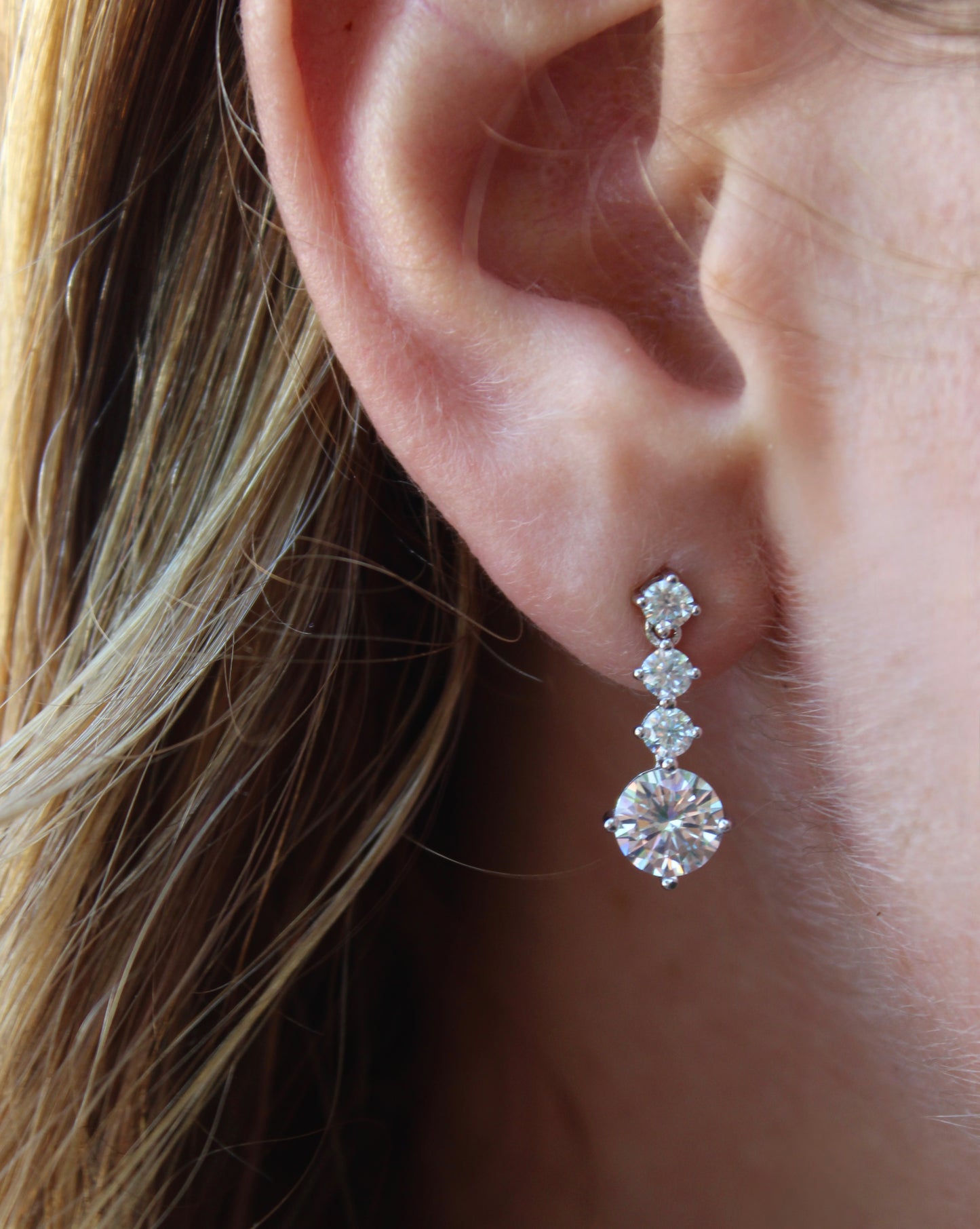 Graduated Drop Earrings