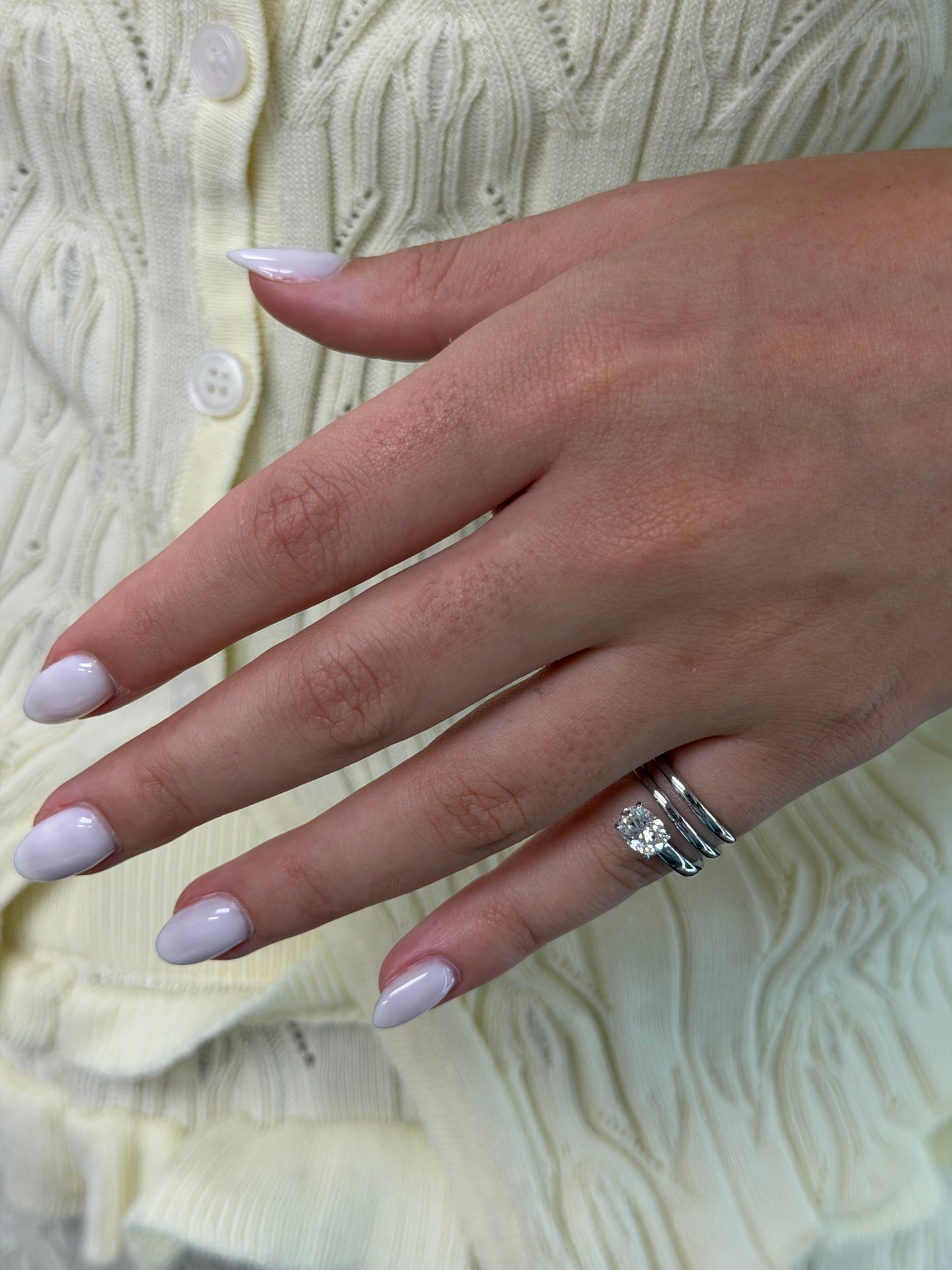 Oval Cut Spiral Ring - Pinky Ring