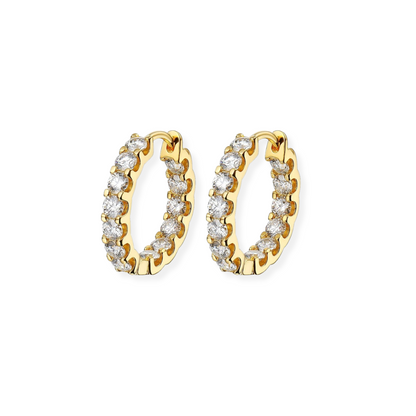 Medium Inside Out Hoop Earrings