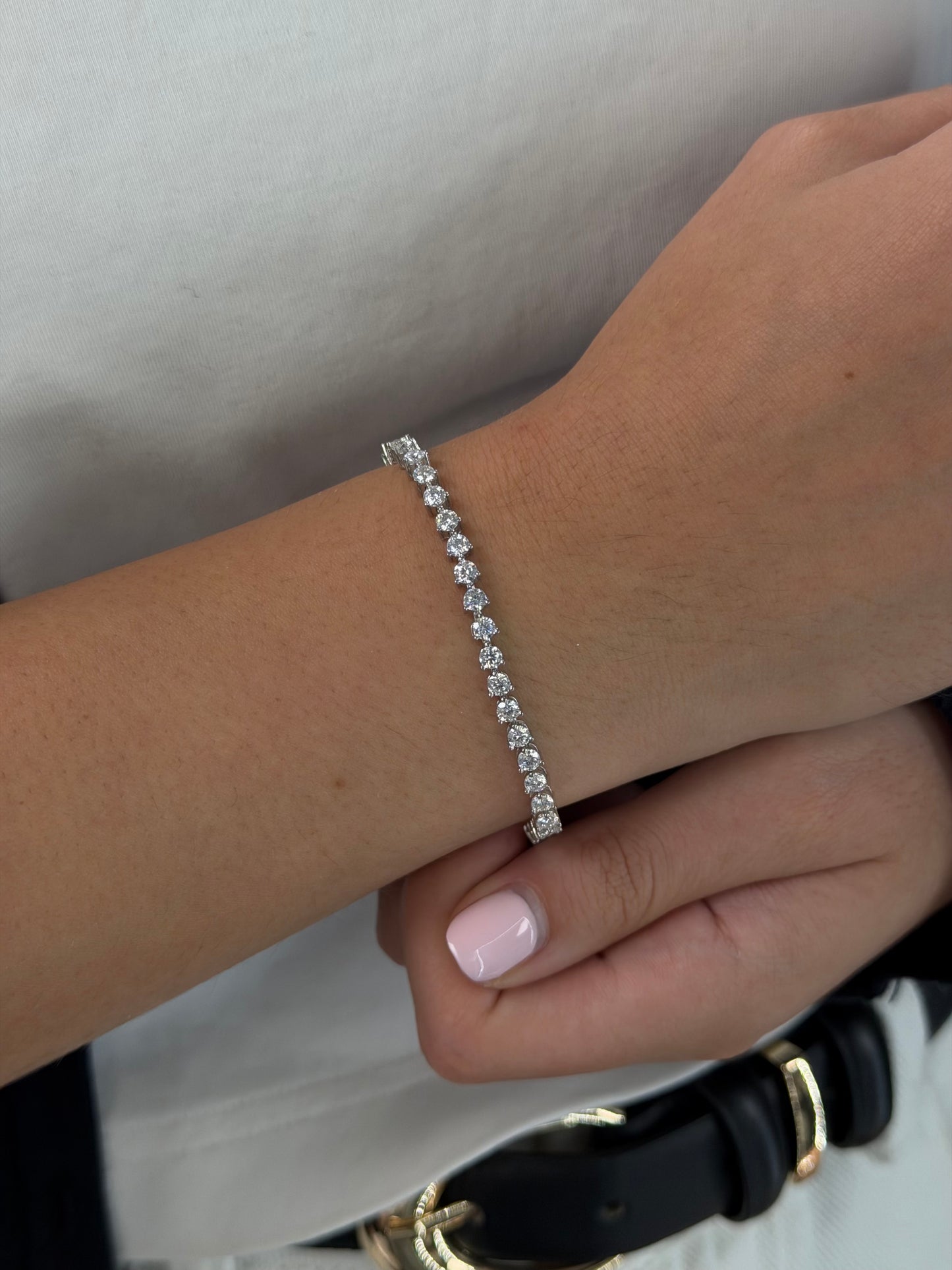 3-Prong Tennis Bracelet